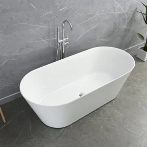 Freestanding Gloss White Bathtub