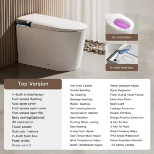 Smart UV Sterilizing Toilet Pro